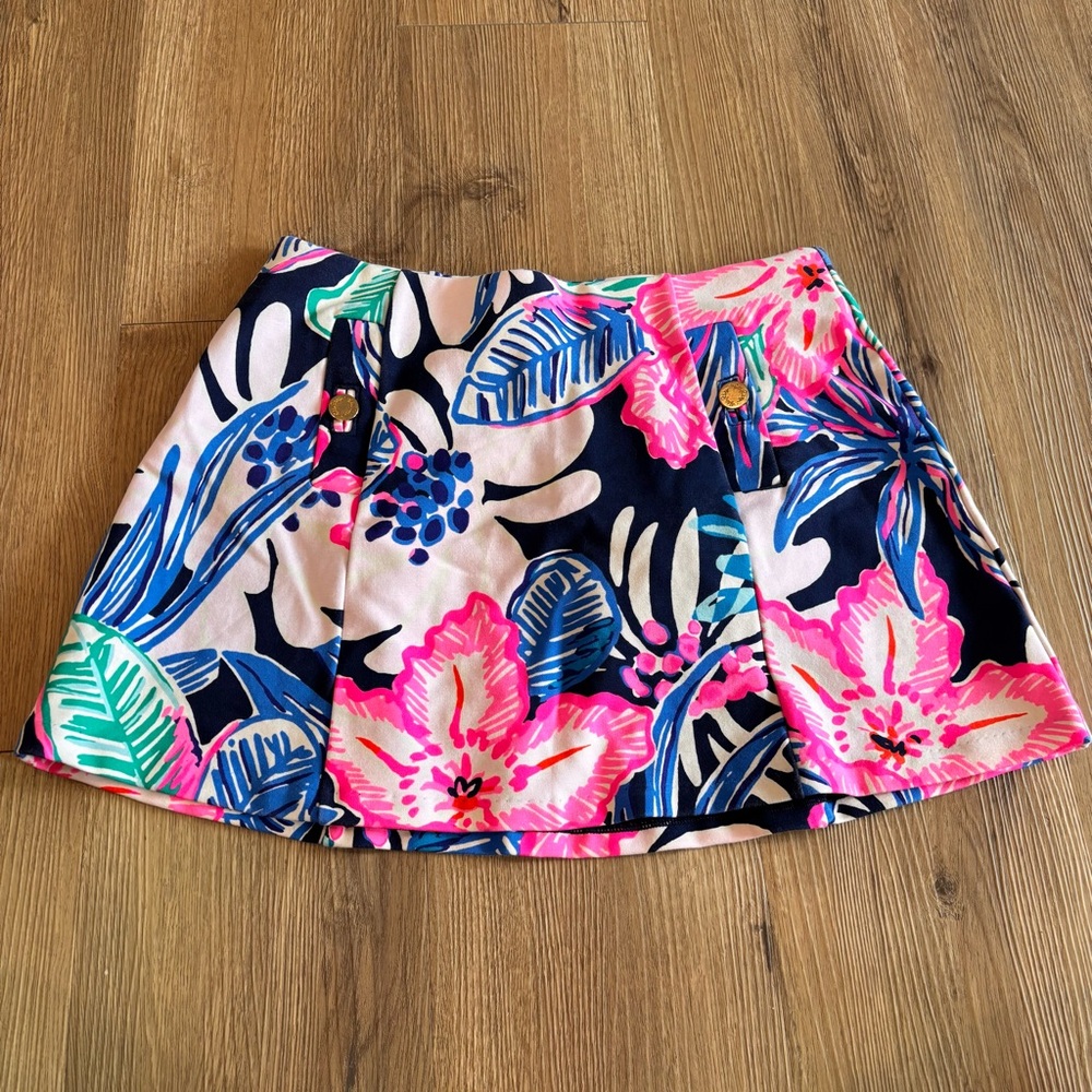 Lilly Pulitzer Women’s Floral AOP Tennis Pickleball Summer Skort Size S